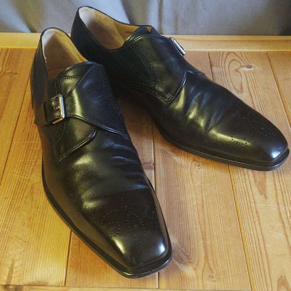 Bally Monk Strap Broguing toe box 11.5 EEE